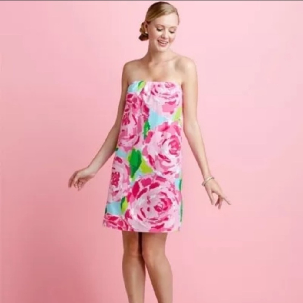 Lilly Pulitzer strapless dress size 10 NWT